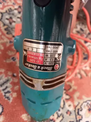Taladro antiguo eléctrico Blackdecker