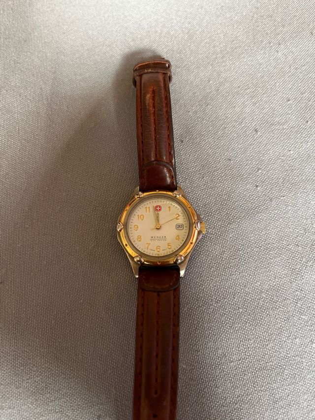 Reloj Wenger 093 0690 Marrón/Dorado