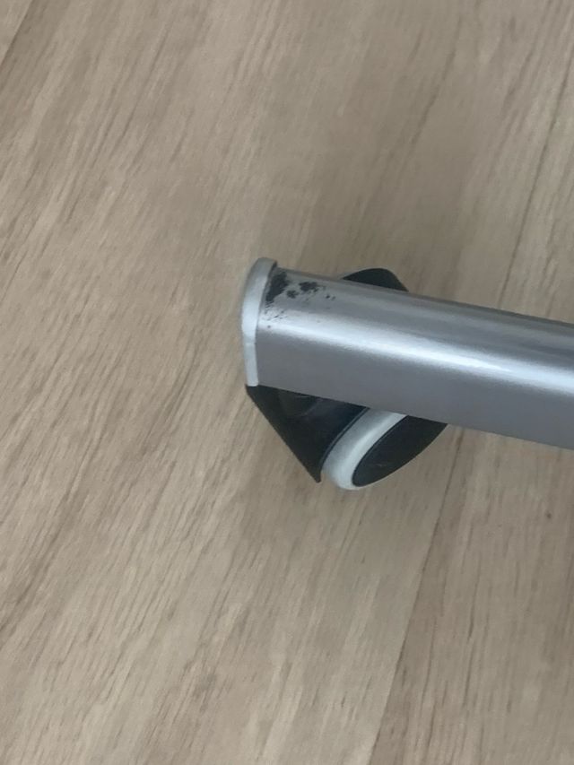 Silla giratoria Ikea tela gris