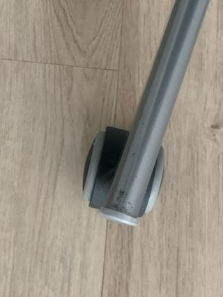 Silla giratoria Ikea tela gris