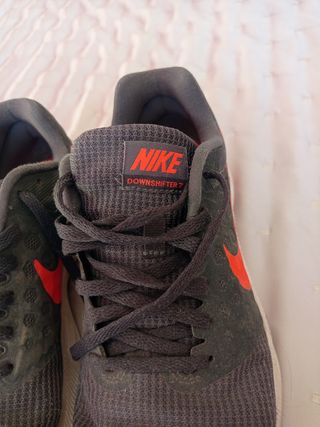Zapatillas Nike  Downshifter 7 Gris Naranja