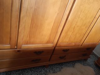 Armario Provenzal 4 Puertas Madera