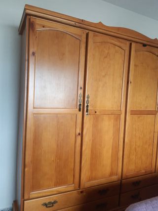 Armario Provenzal 4 Puertas Madera