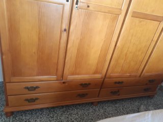 Armario Provenzal 4 Puertas Madera