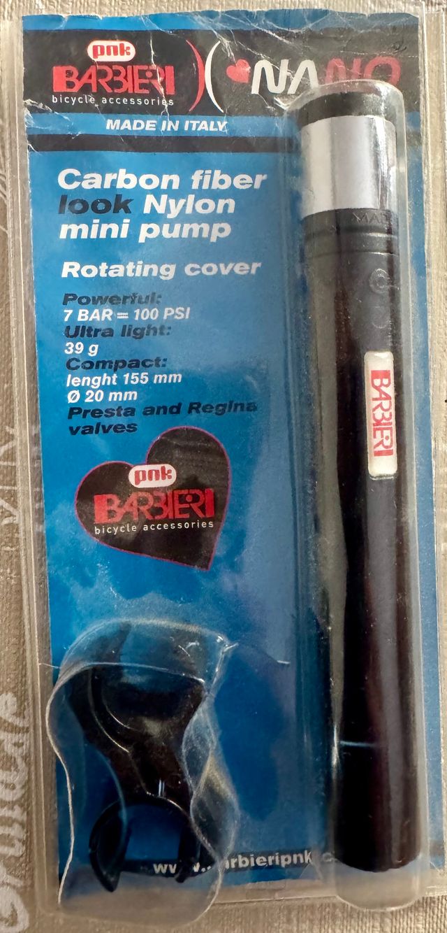 Pompa Bici Nana Carbon Fiber