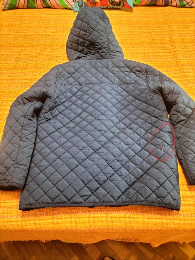 Parka escolar niño azul Talla 13-14