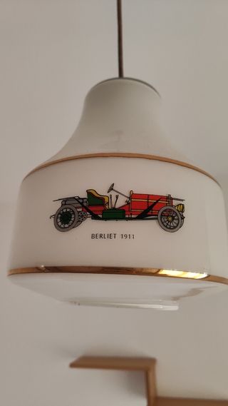 Lámpara Techo Vintage Coche Clásico Delaunay-Belle