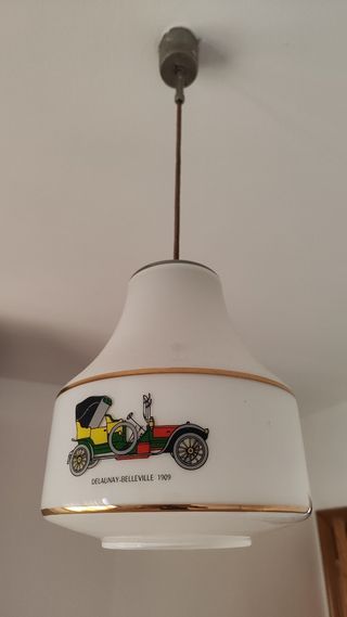 Lámpara Techo Vintage Coche Clásico Delaunay-Belle