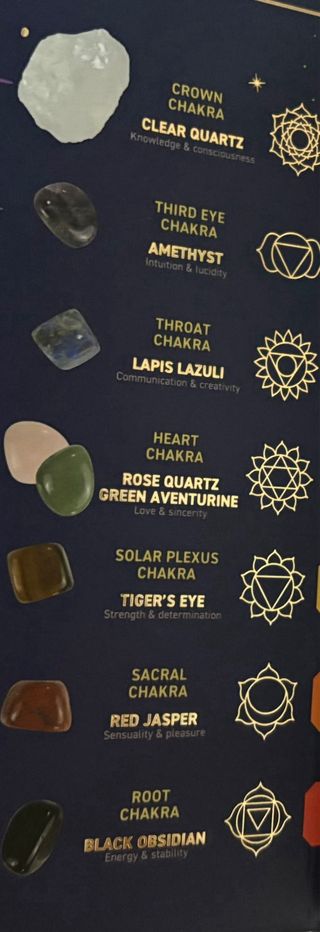 Lámpara de Chakras con Piedras Naturales