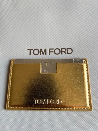 Tarjetero Tom Ford Dorado