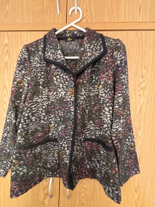Chaqueta Lana Estampada Zero Multicolor