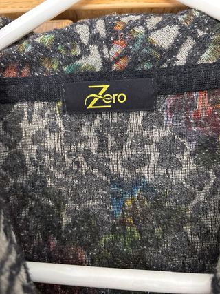 Chaqueta Lana Estampada Zero Multicolor