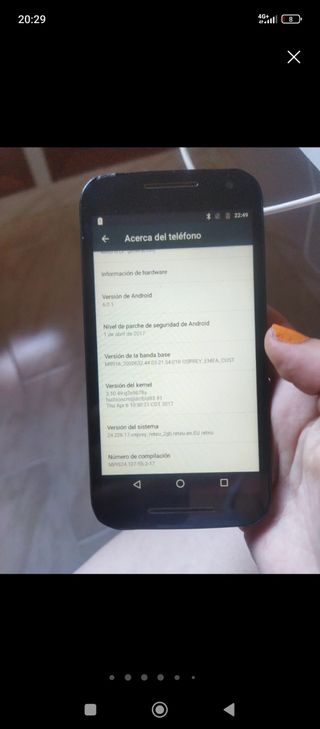 Motorola Moto G3 Negro