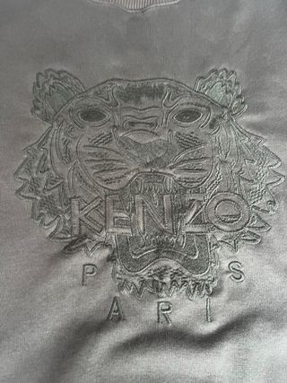 Sudadera Kenzo verde militar con tigre