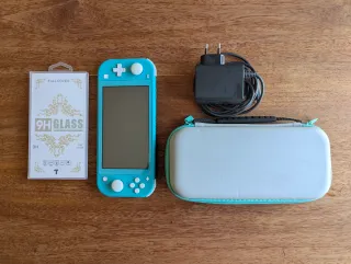 Nintendo Switch Lite Turchese + Custodia + Giochi