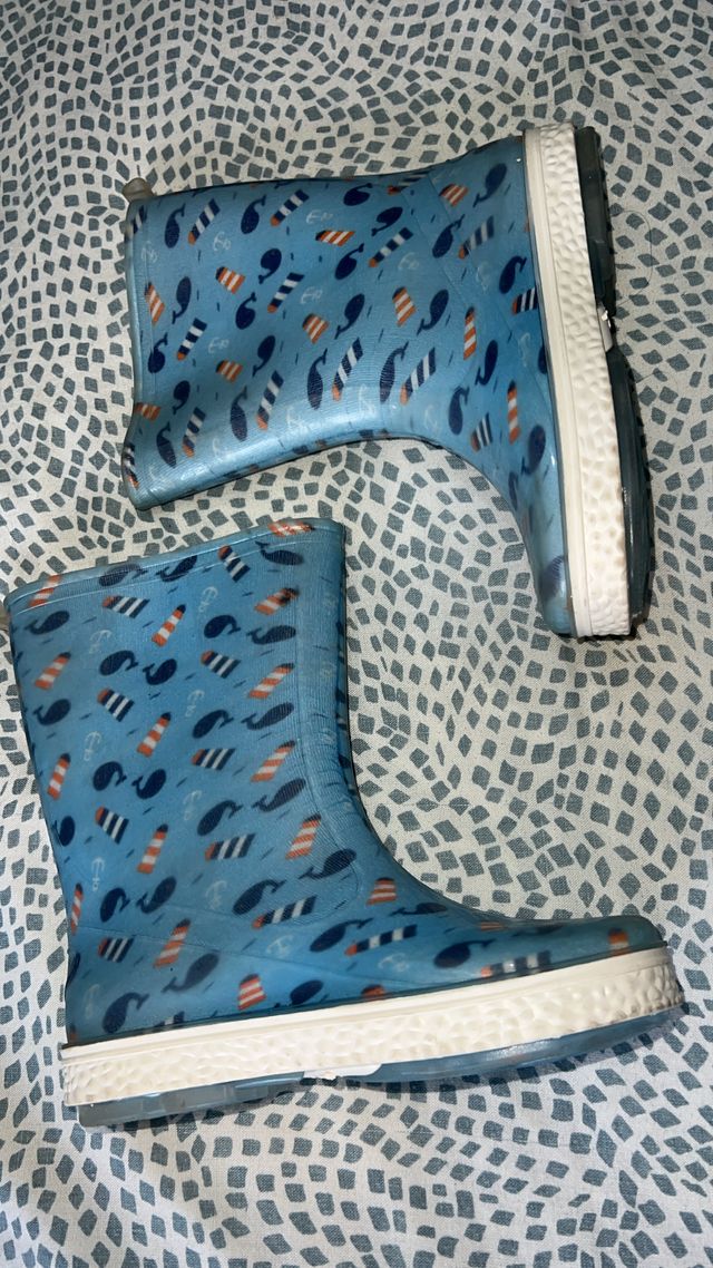 Botas de agua infantiles náuticas