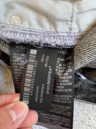 Pantalón Baggy Zara Hombre | Estilo Denim Gris
