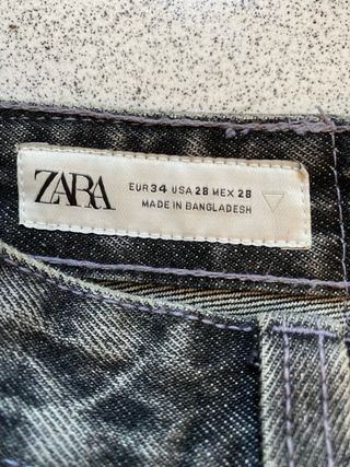 Pantalón Baggy Zara Hombre | Estilo Denim Gris