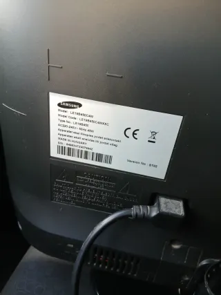 Samsung TV Plasma 19 Negra