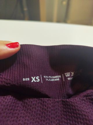 Mallas deportivas Prozis moradas talla XS.push Up.