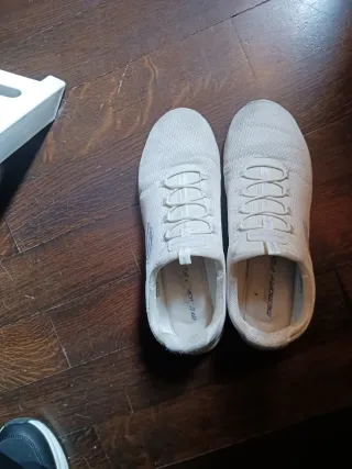 Skechers Donna Bianco Panna Taglia 39