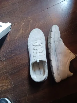 Skechers Donna Bianco Panna Taglia 39