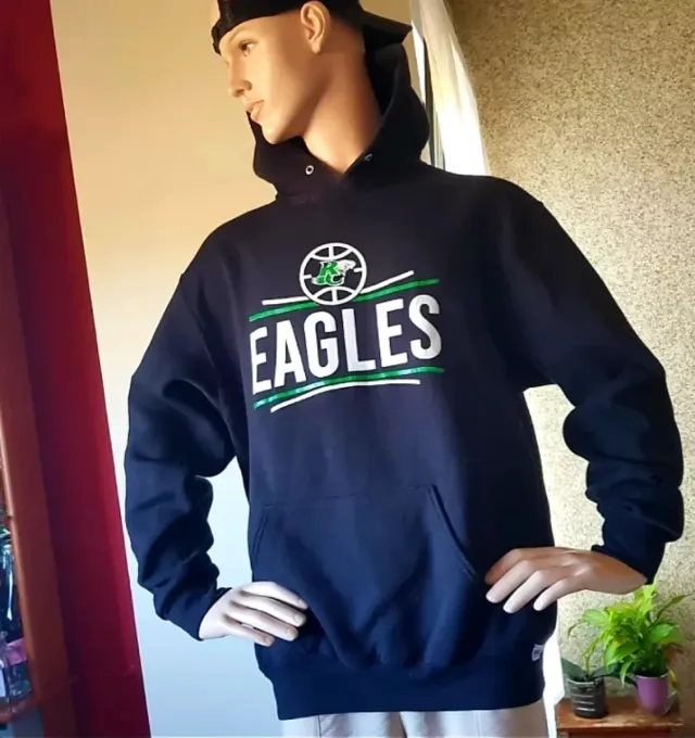 Sudadera Negra EAGLES con Capucha xxl