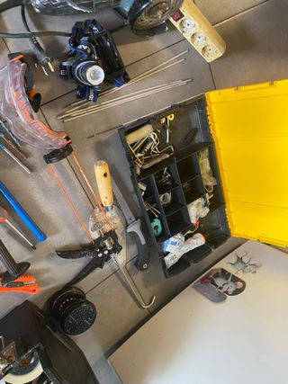 Caja de herramientas Stanley con nivel