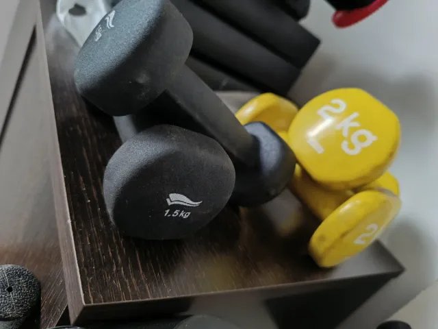 Lote Mancuernas 1.5 kg y 2 kg