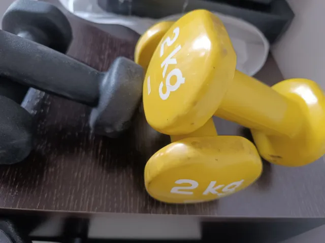 Lote Mancuernas 1.5 kg y 2 kg
