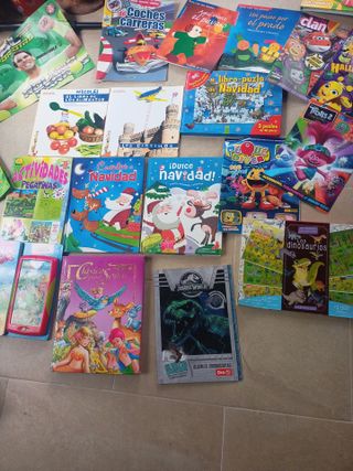 Lote libros, cuentos y revistas infantiles
