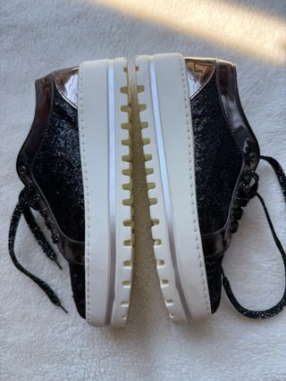 Scarpe Baldinini donna nere e argento