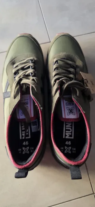 Zapatillas Munich Verde y Rojo Talla 46