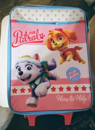 Maleta infantil Paw Patrol con ruedas
