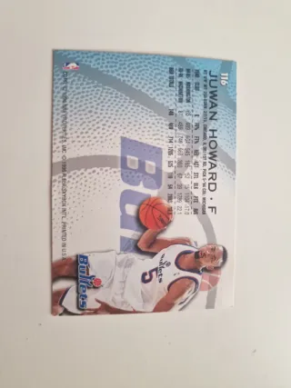 Cromo NBA Fleer 96-97 Juwan Howard. Ballets.