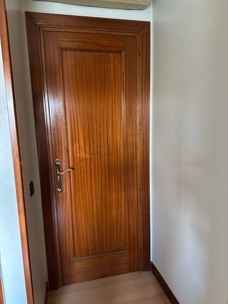 Puerta interior de madera