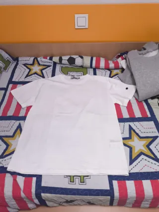 Camiseta Stone Island Talla S Blanca