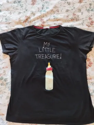 Camiseta premamá My Little Treasure Talla L