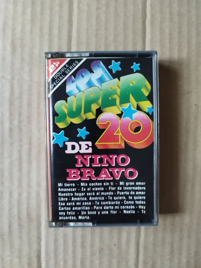 Cinta Casete Super 20 de Nino Bravo