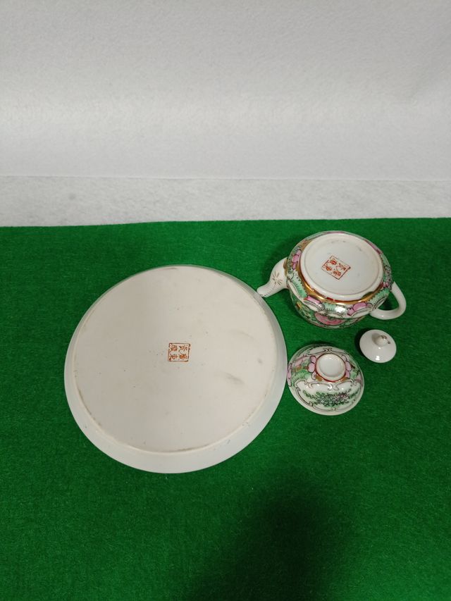 Juego de té porcelana china miniatura