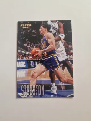 Cromo NBA Fleer 96-97 Stockton