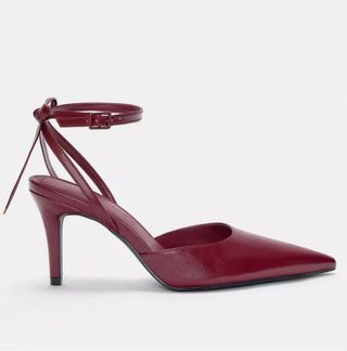 Zapatos de tacón Zara rojos talla 40