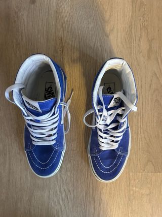 Zapatillas Vans SK 8 Hi Azules Talla 37