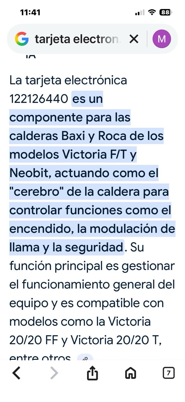 Placa Electrónica Caldera Roca 20/20 F