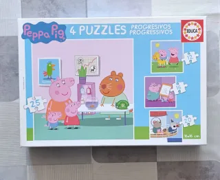Puzle Peppa Pig 4 Puzzles Progresivos Educa