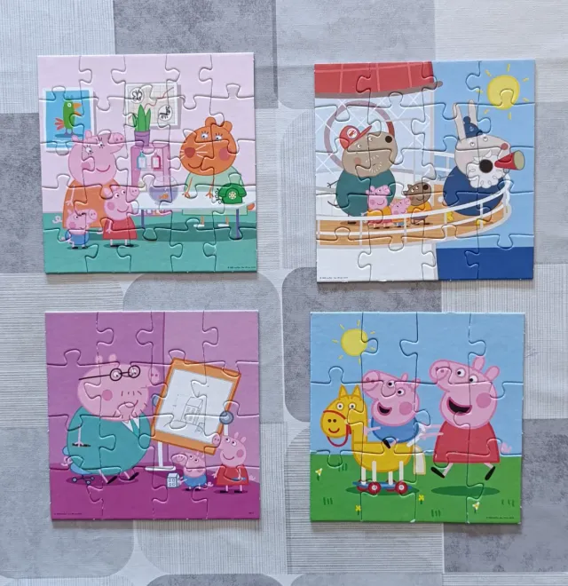 Puzle Peppa Pig 4 Puzzles Progresivos Educa