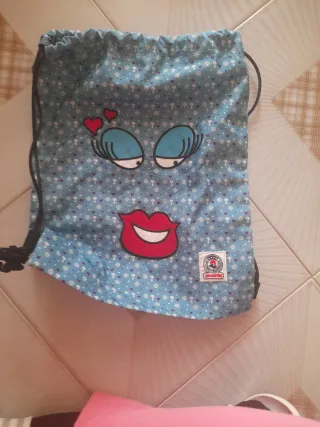 Sacca Invicta con disegno viso