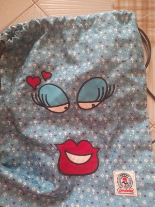 Sacca Invicta con disegno viso