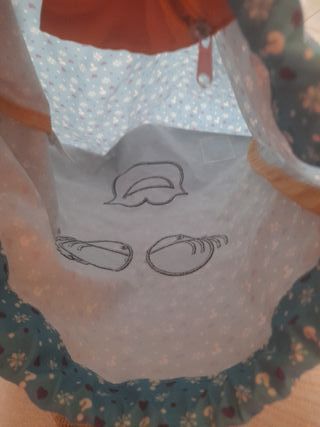 Sacca Invicta con disegno viso