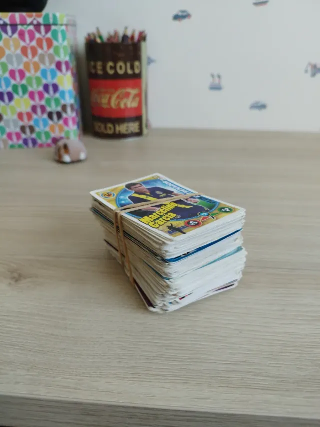 Lote cartas fútbol temporada 14/15